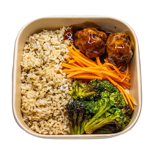 Teriyaki Beef Meatball Box – Mealtime Now